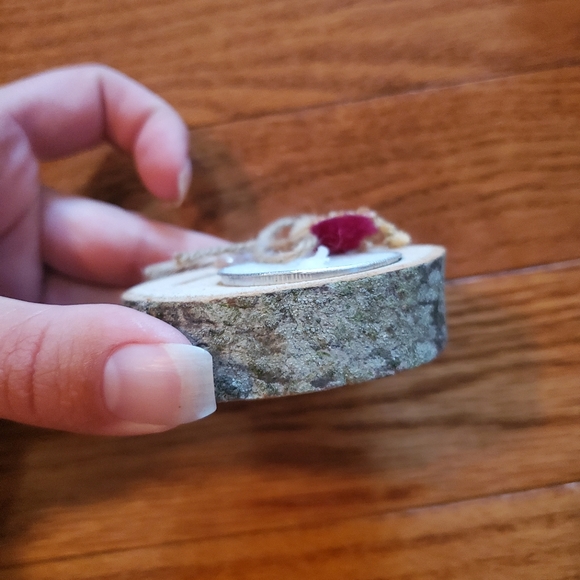 Sold---Wood and candle decoration - Picture 2 of 6